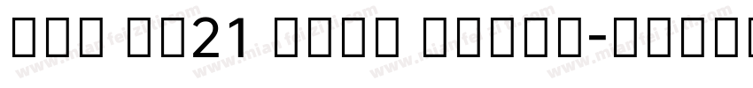 New HD21 Incl Tradi字体转换